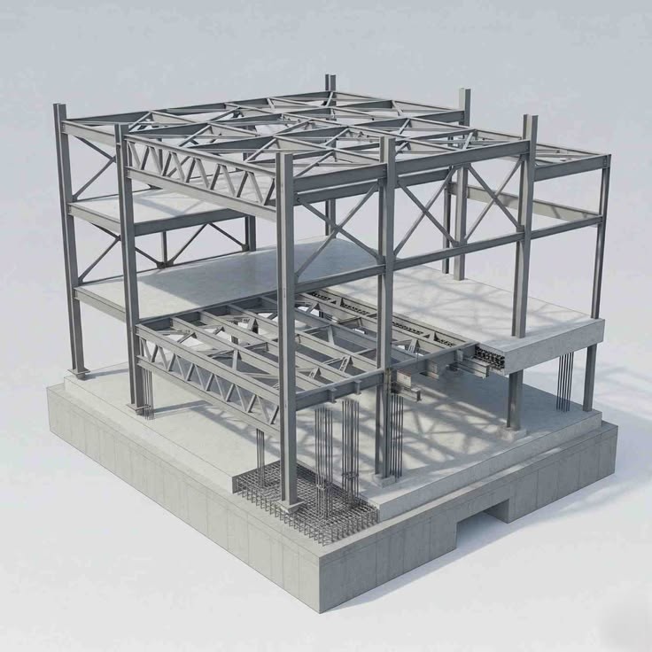Steel structures connection design